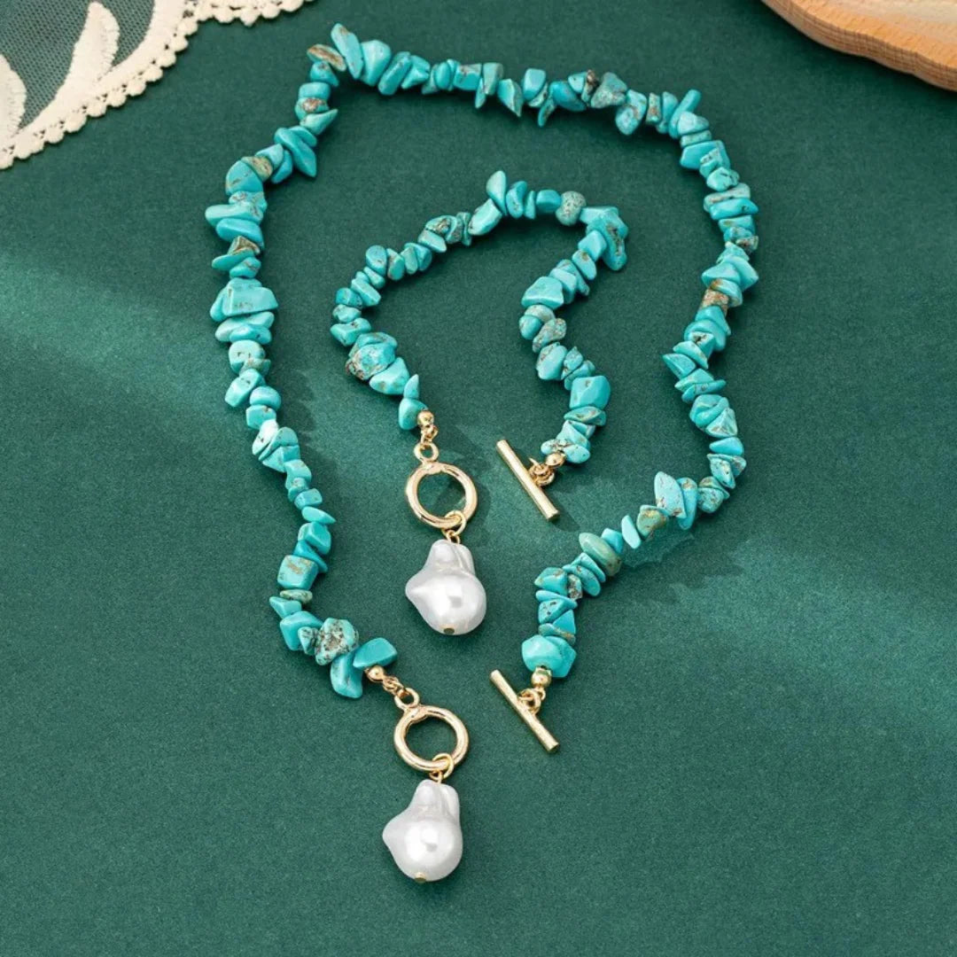Ocean Kiss Turquoise & Pearl Collection