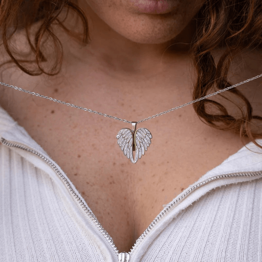 Diamond Wings Zircon Necklace
