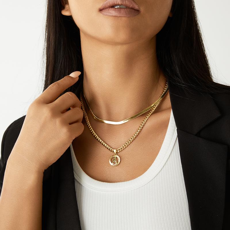 Initial Letter Necklace