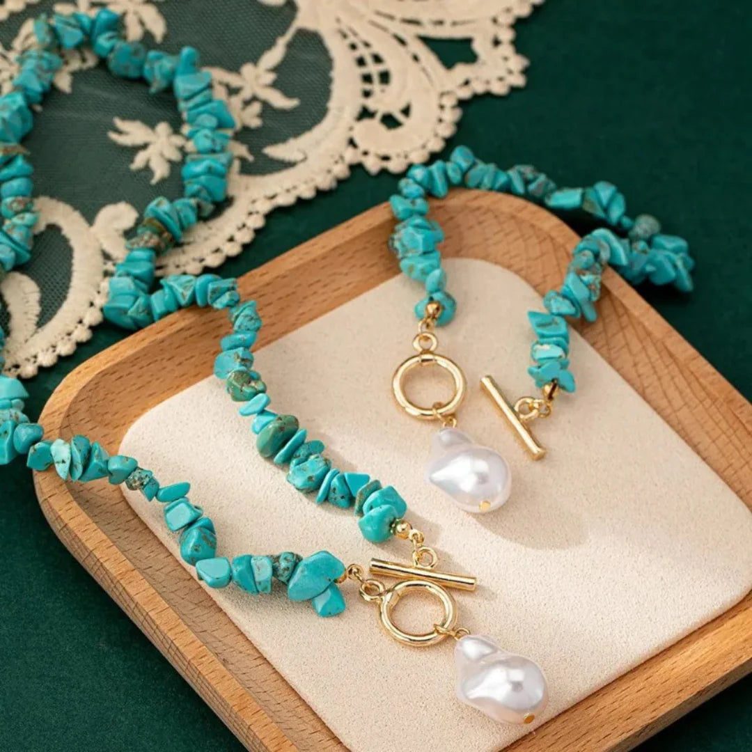 Ocean Kiss Turquoise & Pearl Collection