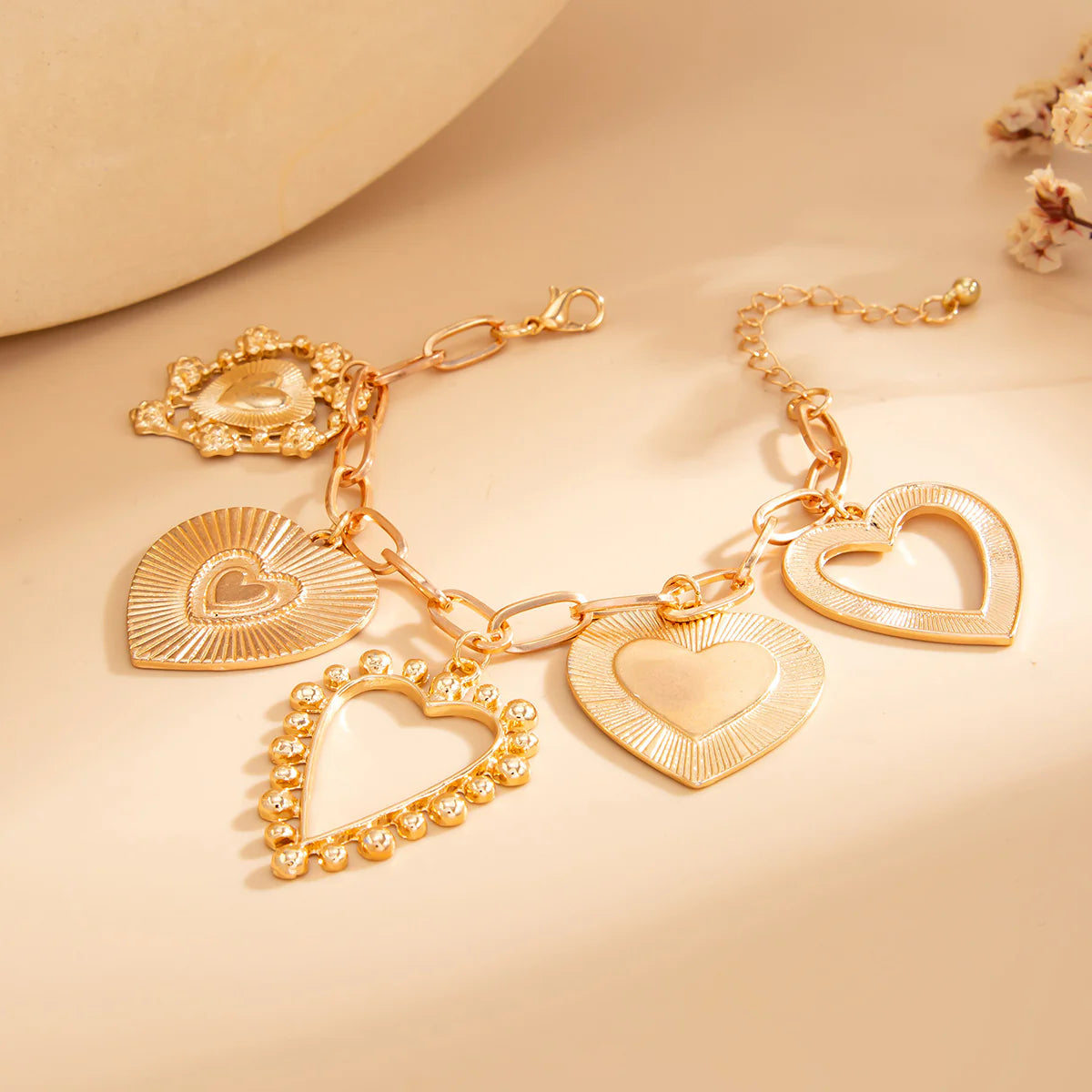 Lovers Heart Charm Necklace
