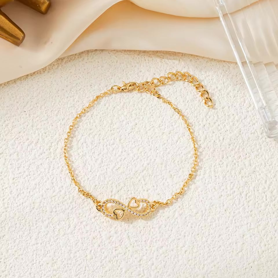 Zircon Heart Bracelet