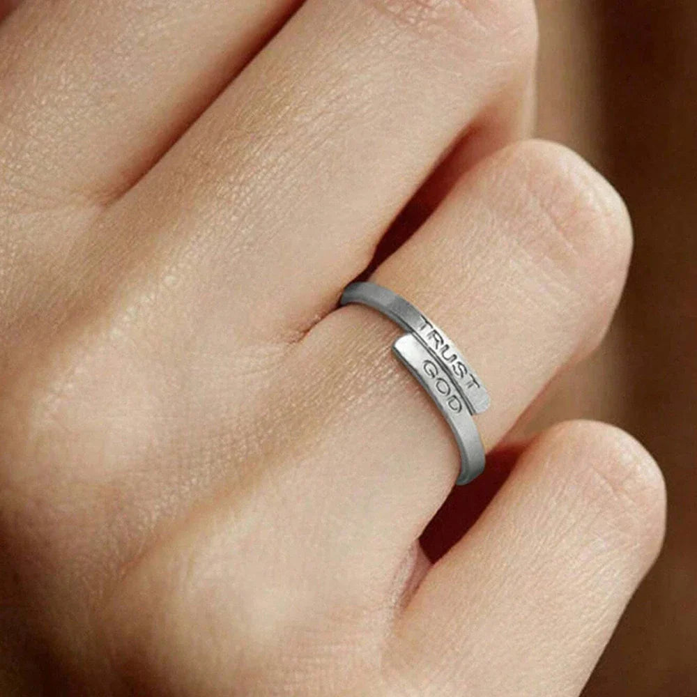 Trust God Ring