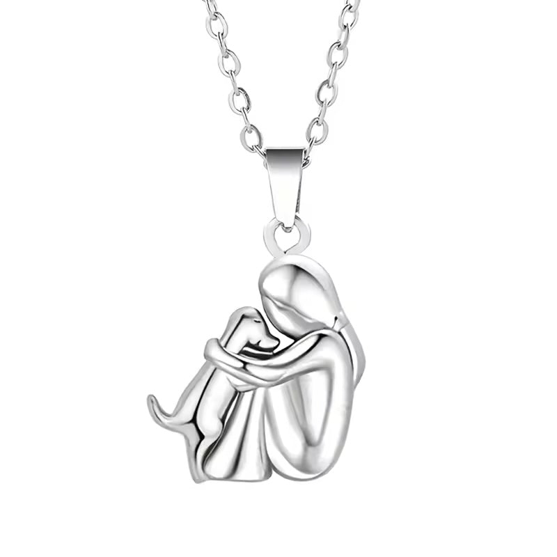 Faithful Dog Pendant Necklace