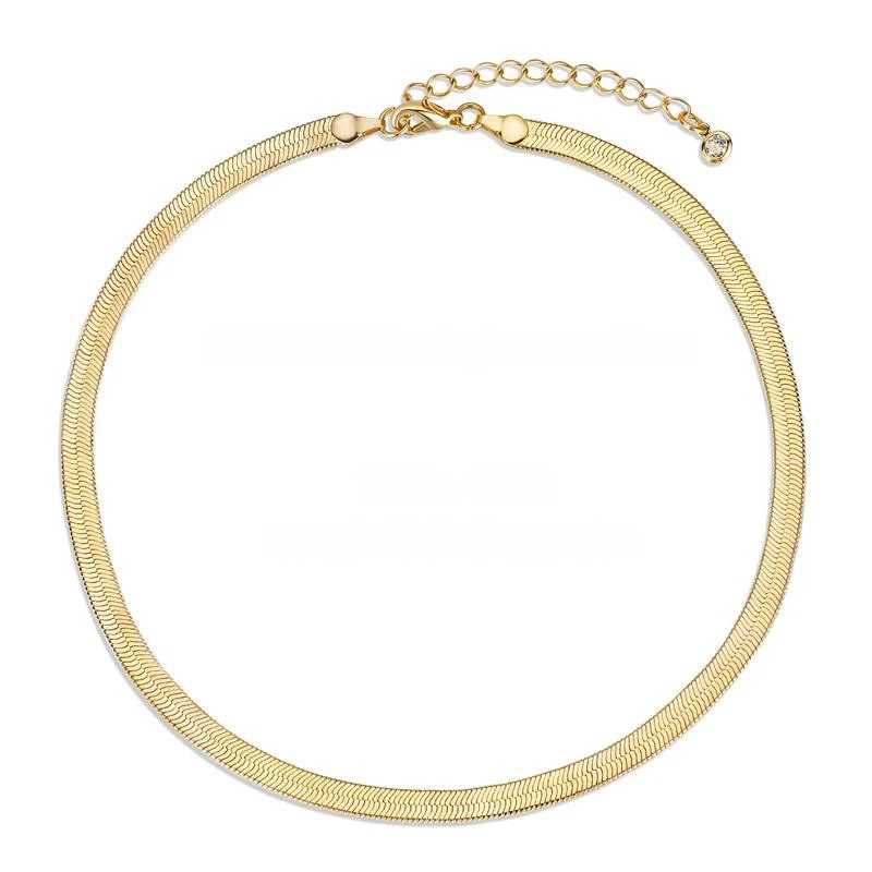 Dainty Herringbone Necklace