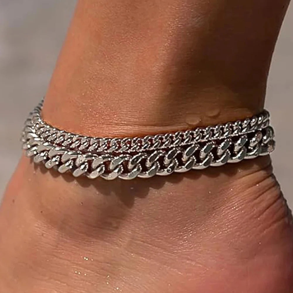 Cuban Chain Ankle Bracelet