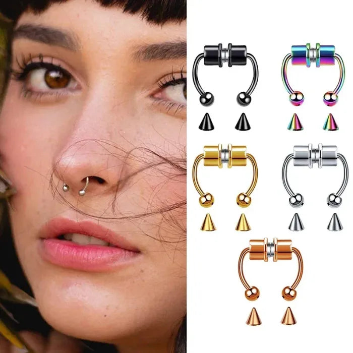 Magnet Nose Ring 5 Pack