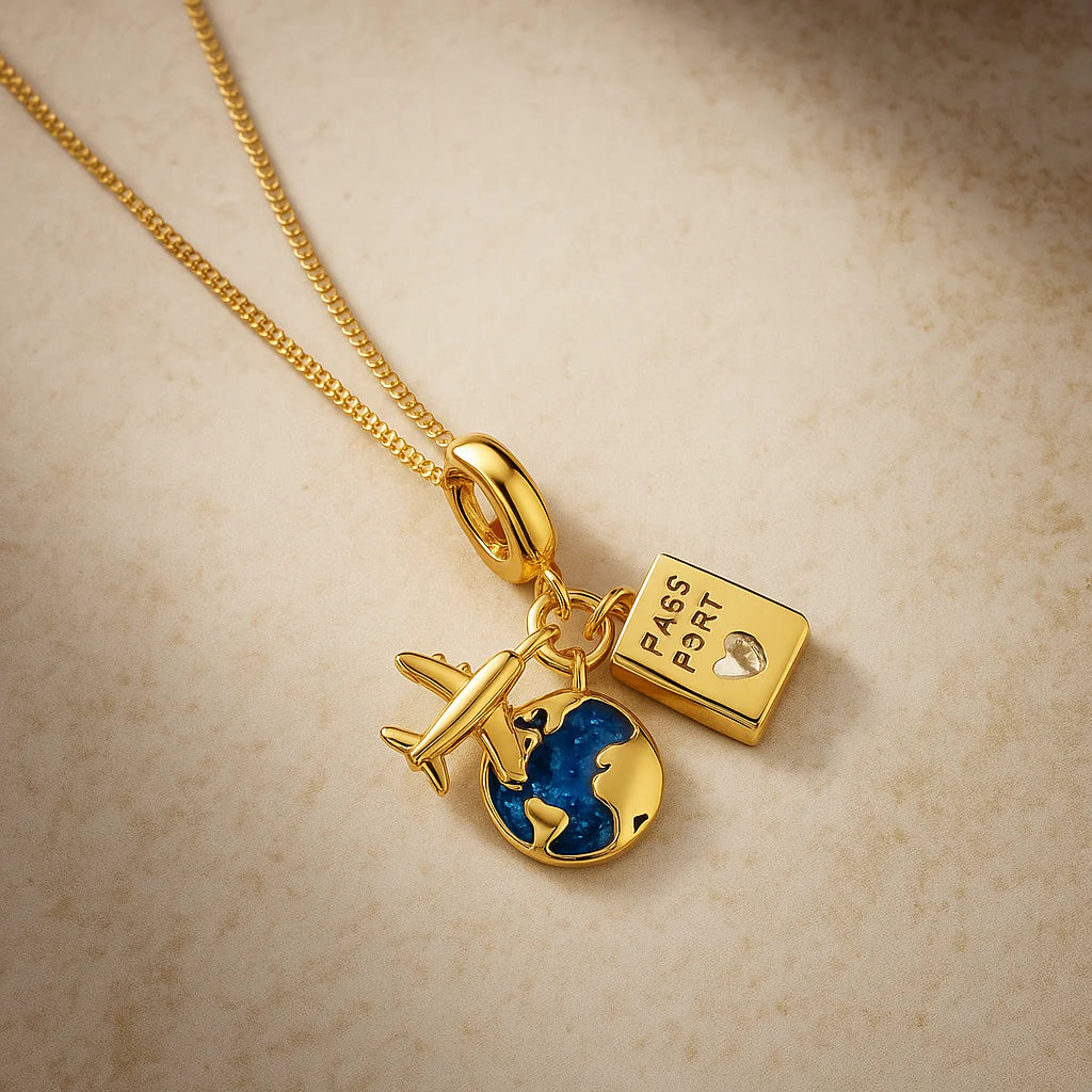 Wanderlust Charm Necklace