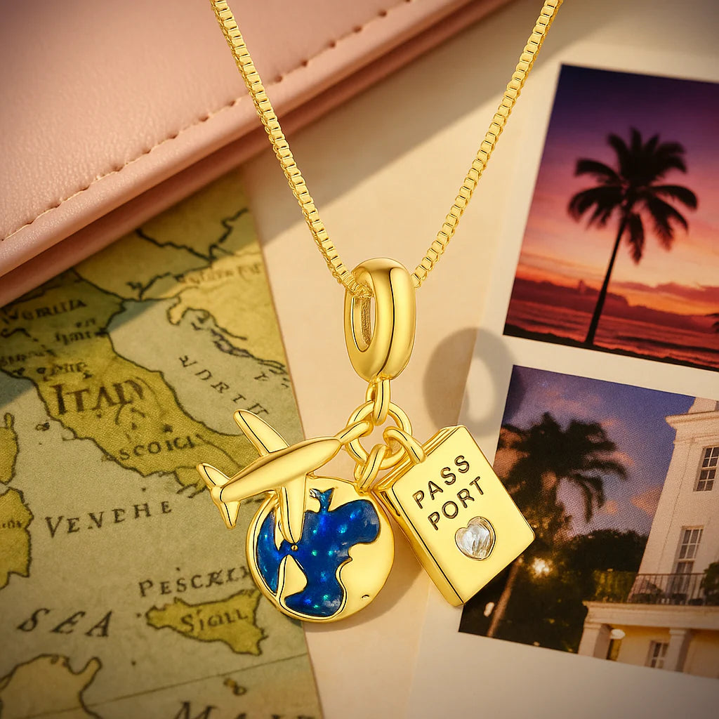 Wanderlust Charm Necklace