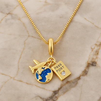 Wanderlust Charm Necklace