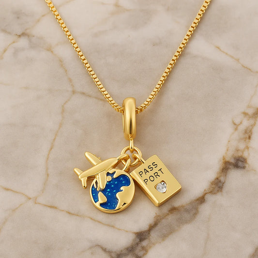 Wanderlust Charm Necklace