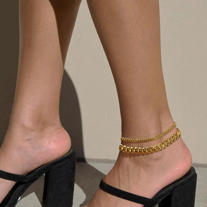 Cuban Chain Ankle Bracelet