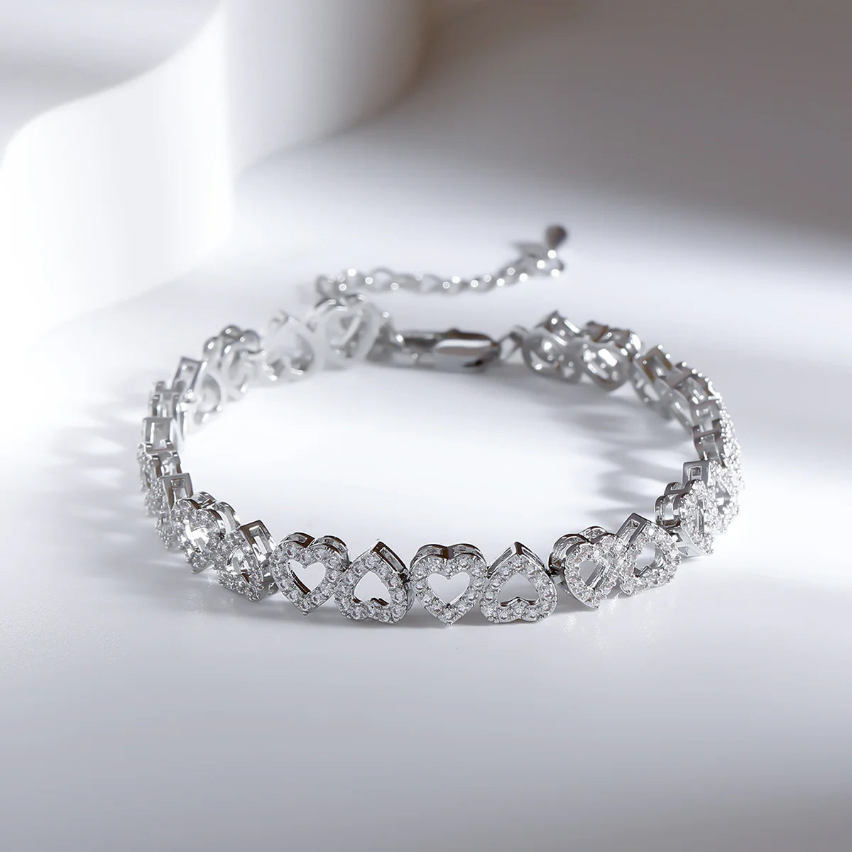 Love Hearts Diamond Bracelet