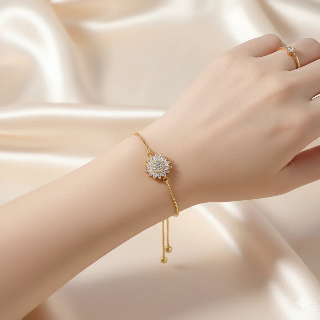 Calming Sunflower Bracelet