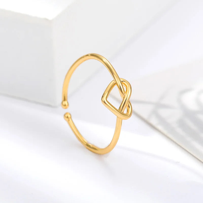 Adjustable Heart Ring
