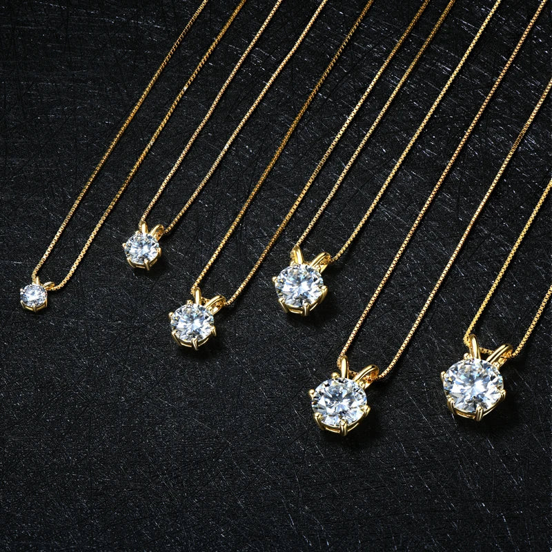Moissanite Pendant Necklace