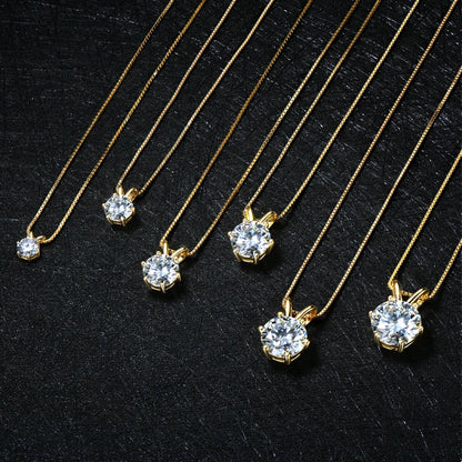 Moissanite Pendant Necklace