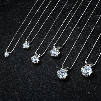 Moissanite Pendant Necklace