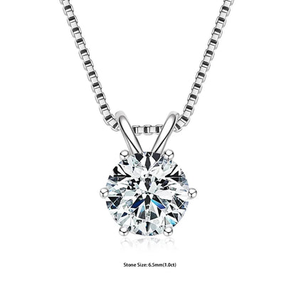 Moissanite Pendant Necklace