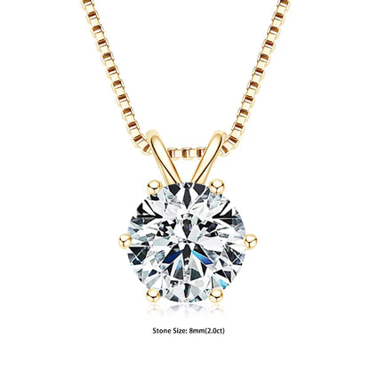 Moissanite Pendant Necklace