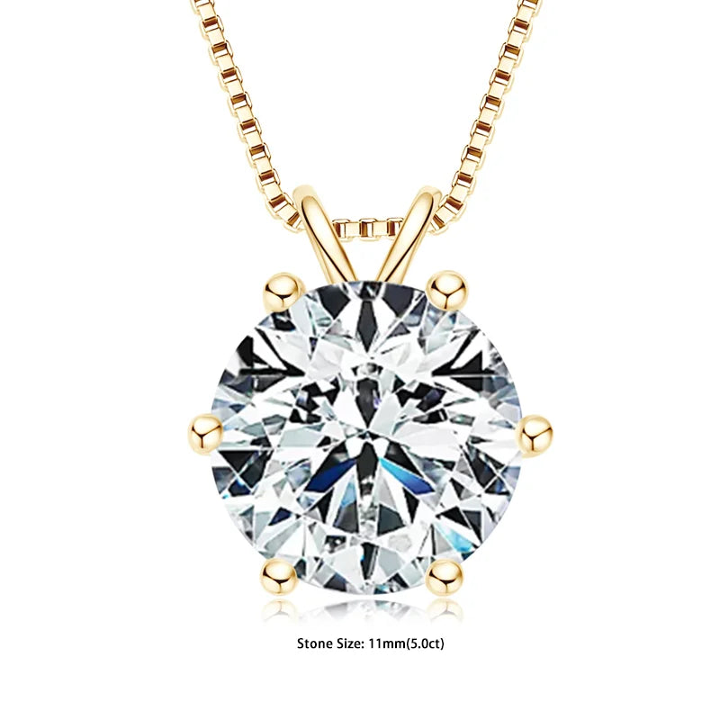Moissanite Pendant Necklace