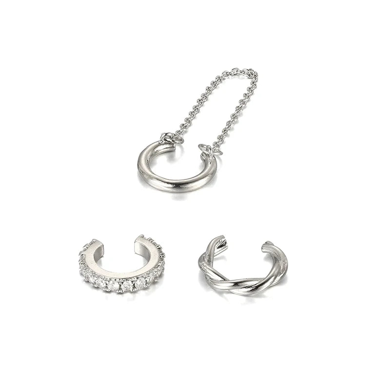 BOHO 3 piece Ear Cuff Set