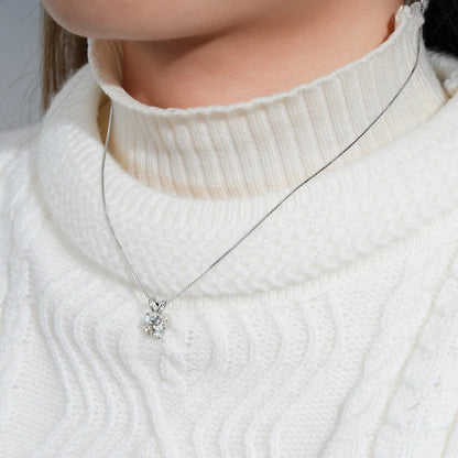 Moissanite Pendant Necklace