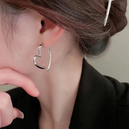 Love Heart Drop Earrings