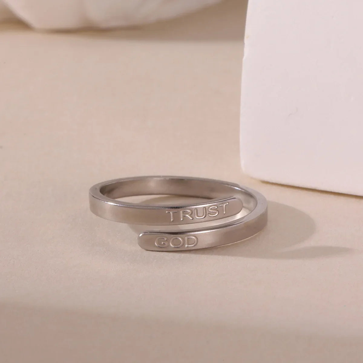 Trust God Ring