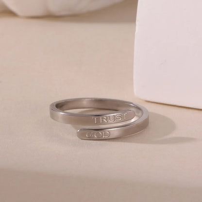 Trust God Ring