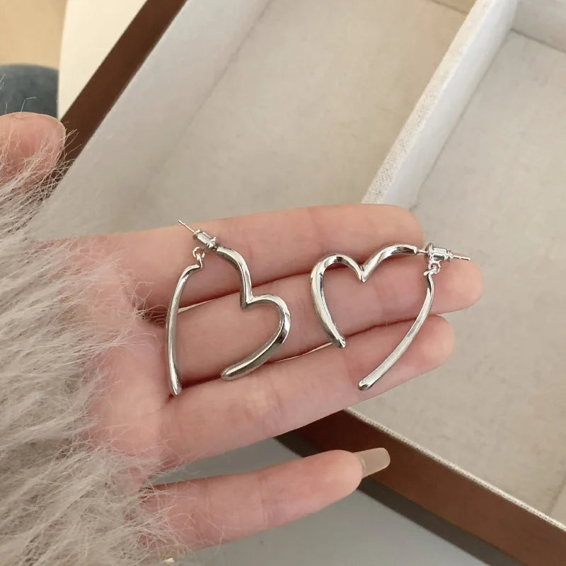 Love Heart Drop Earrings