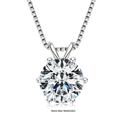 Moissanite Pendant Necklace