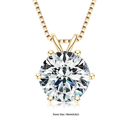 Moissanite Pendant Necklace