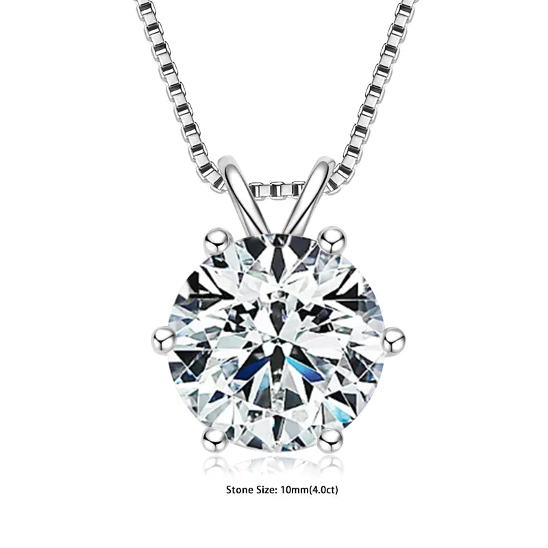 Moissanite Pendant Necklace