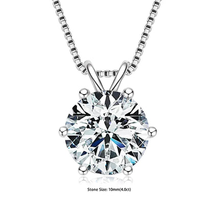 Moissanite Pendant Necklace