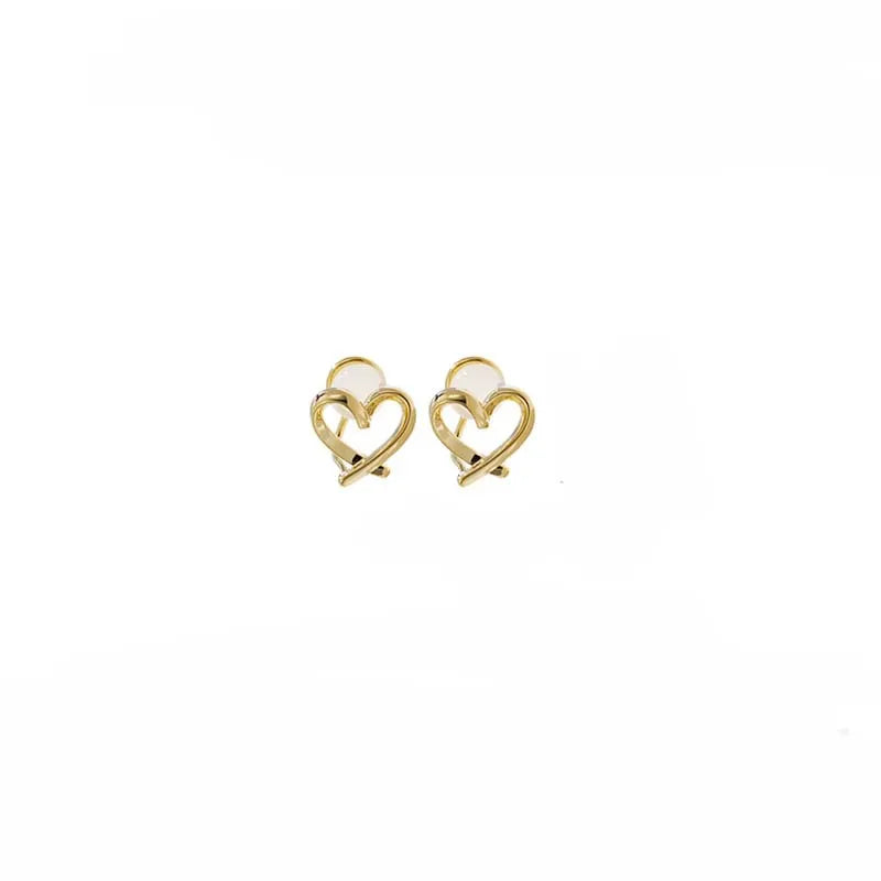 Heart Ear Clips