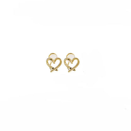 Heart Ear Clips