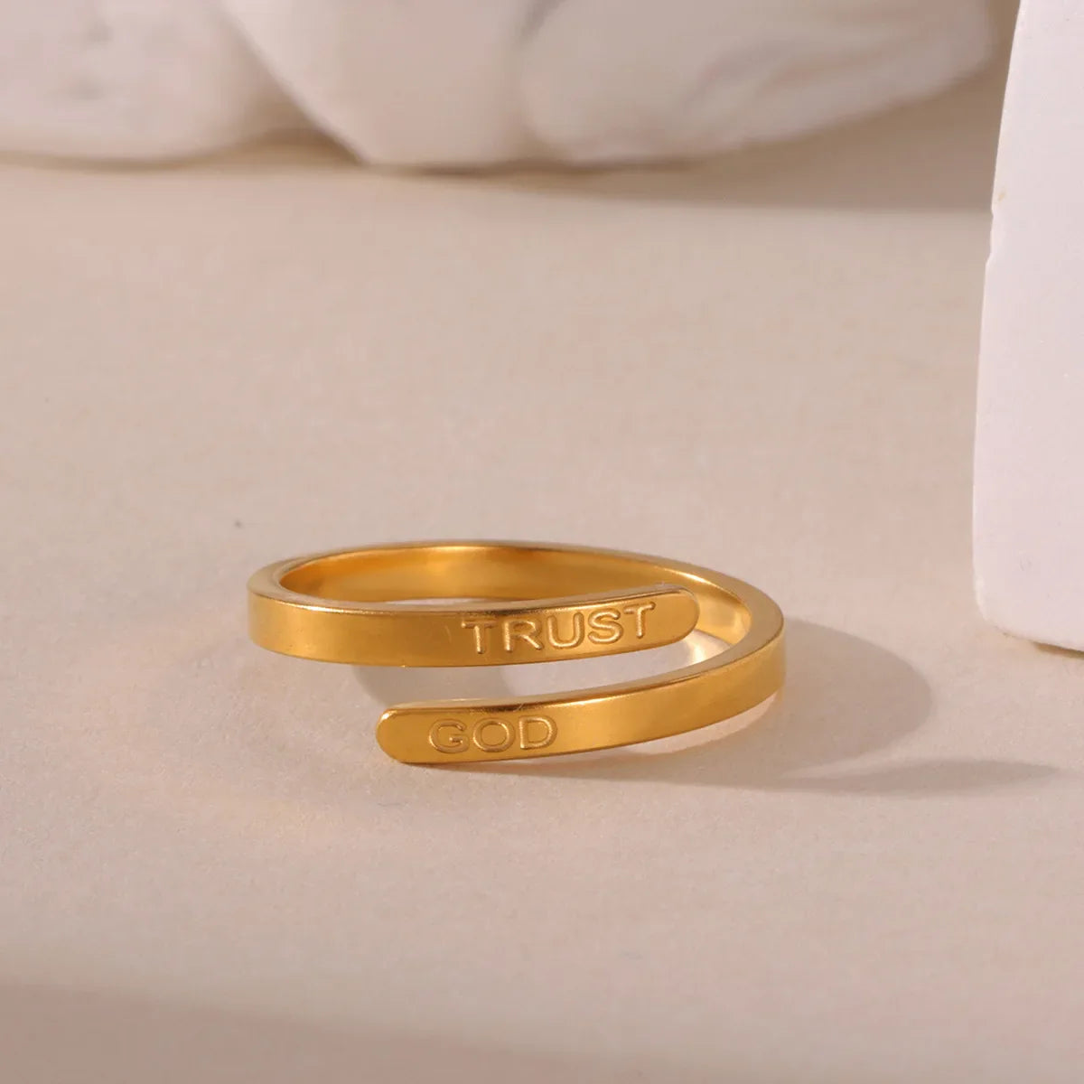 Trust God Ring