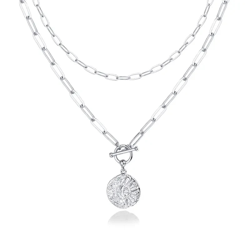 Dainty Sun Toggle Necklace