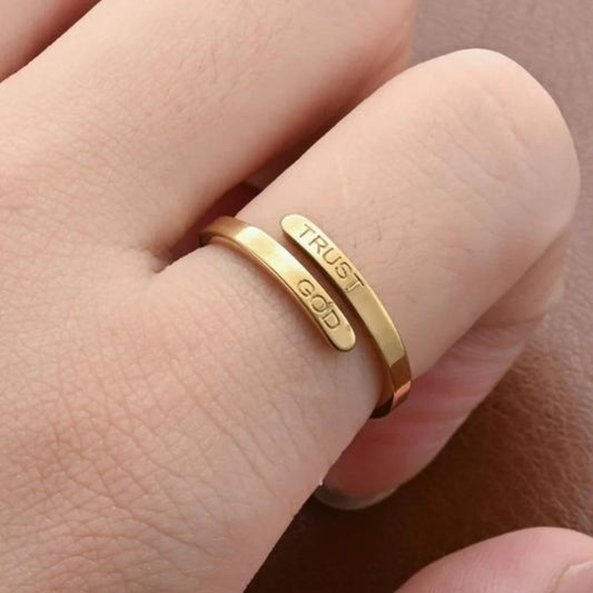 Trust God Ring