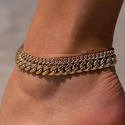 Cuban Chain Ankle Bracelet