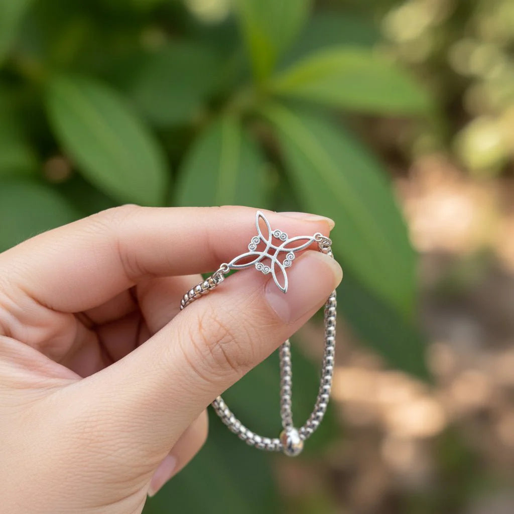 Witch Knot Protection Charm Bracelet